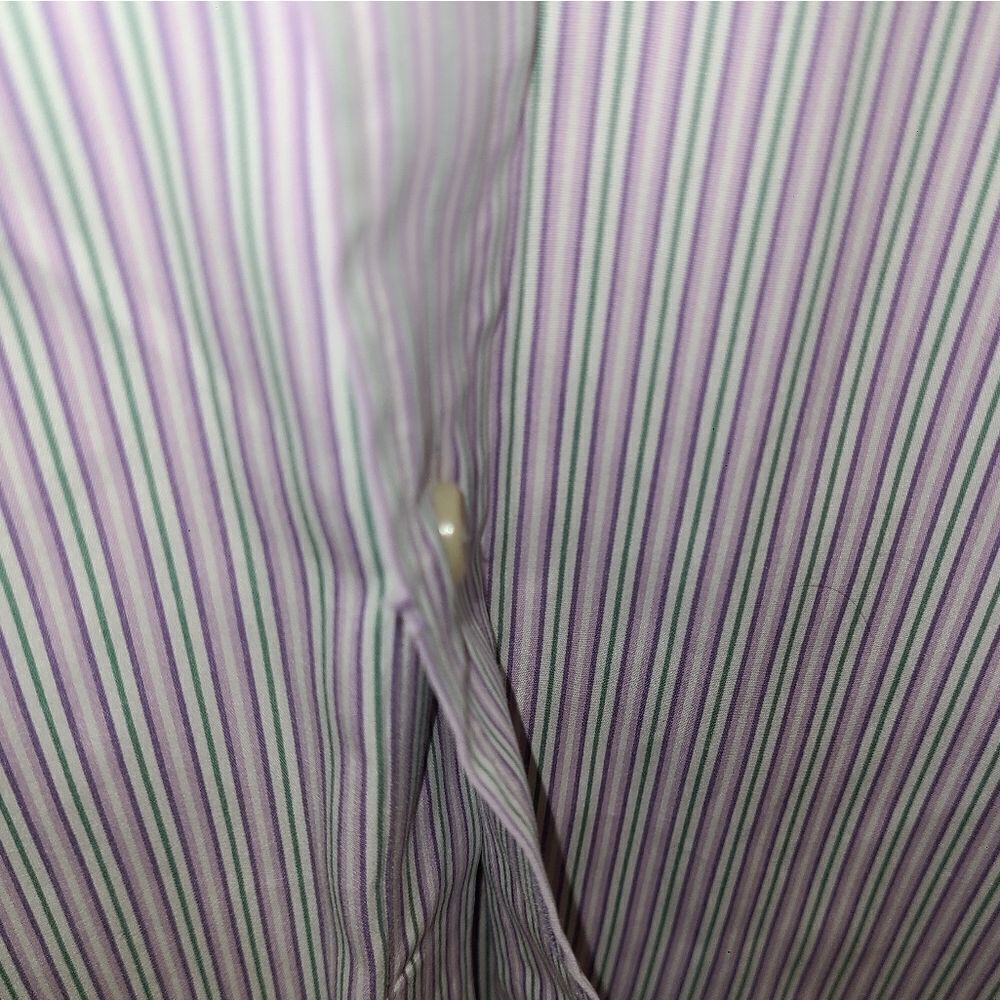 Ralph Lauren Classic Fit Men's Pinstripe Dress Shirt - Picture 7 of 10